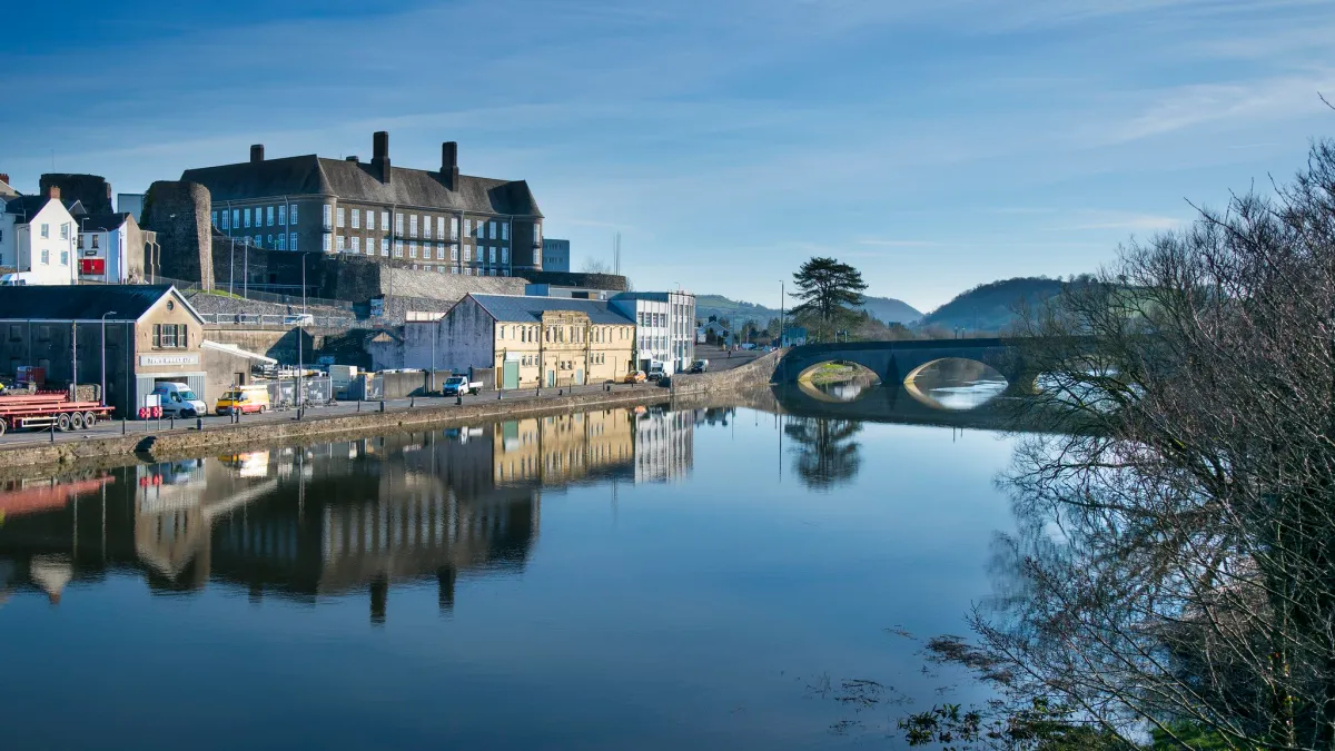 Carmarthen town centre